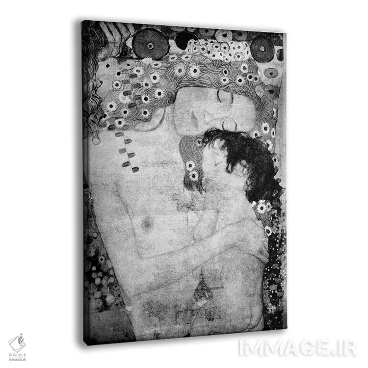 تابلو دکوراتیو مادر و کودک دوم اثر فایو بای فایو کالکتیو - نمای پرسپکتیو محصول