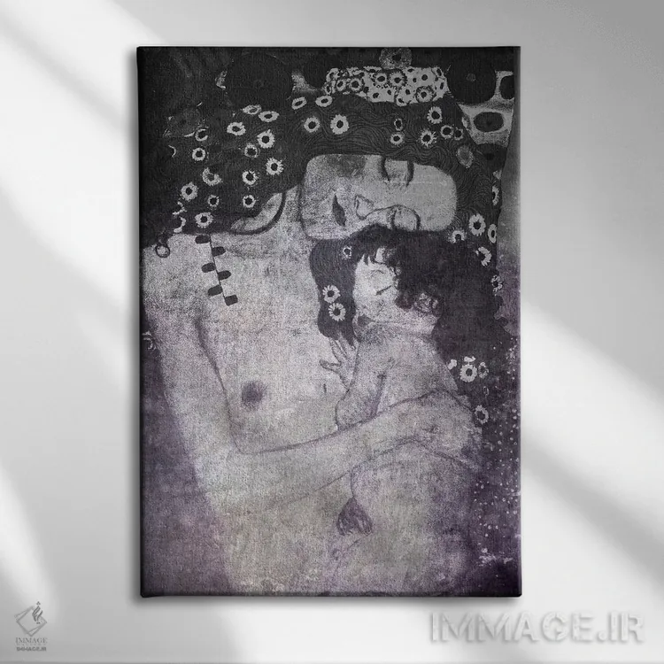 تابلو دکوراتیو مادر و کودک اول اثر فایو بای فایو کالکتیو - نمای روبهرو روی دیوار