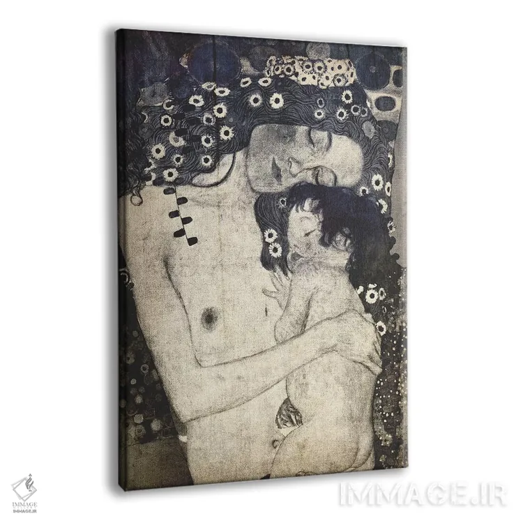 تابلو دکوراتیو مادر و کودک پنجم اثر فایو بای فایو کالکتیو - نمای پرسپکتیو محصول