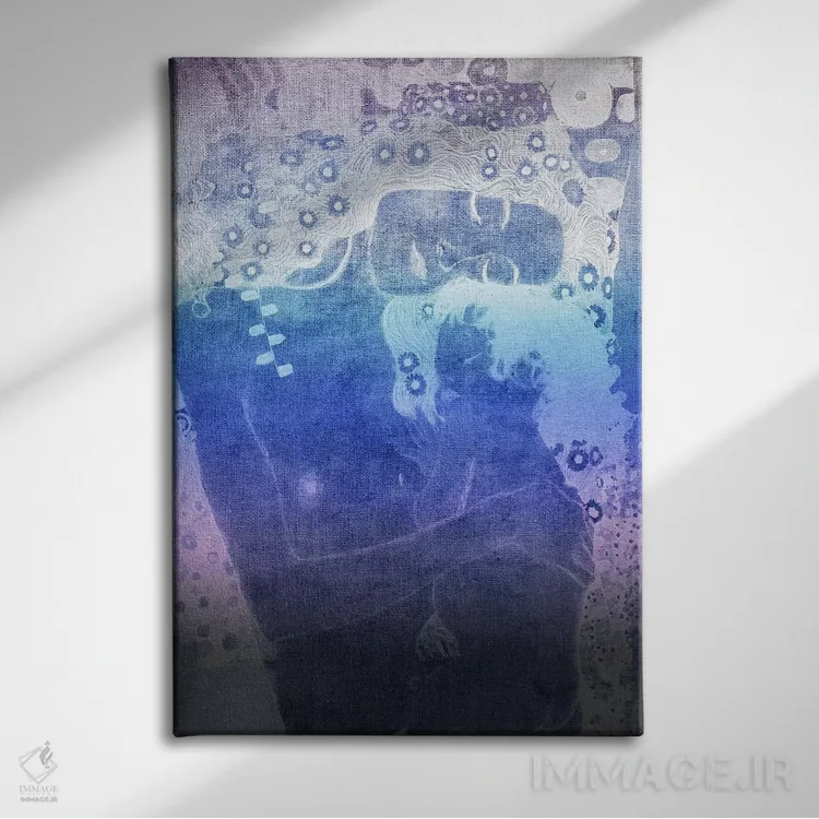 تابلو دکوراتیو مادر و کودک ششم اثر فایو بای فایو کالکتیو - نمای روبهرو روی دیوار