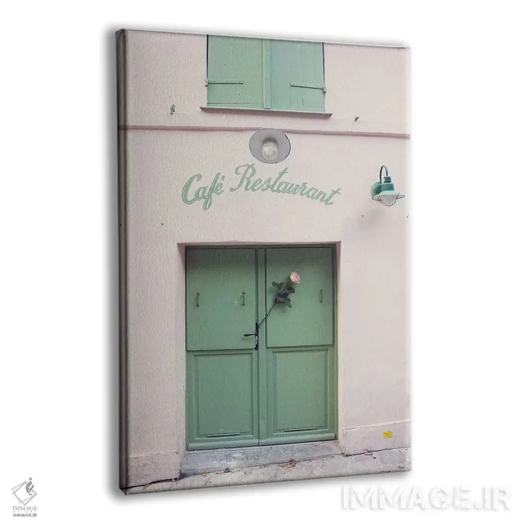 تابلو دکوراتیو رستوران کافه پاریس اثر کارولین مینت - نمای پرسپکتیو محصول