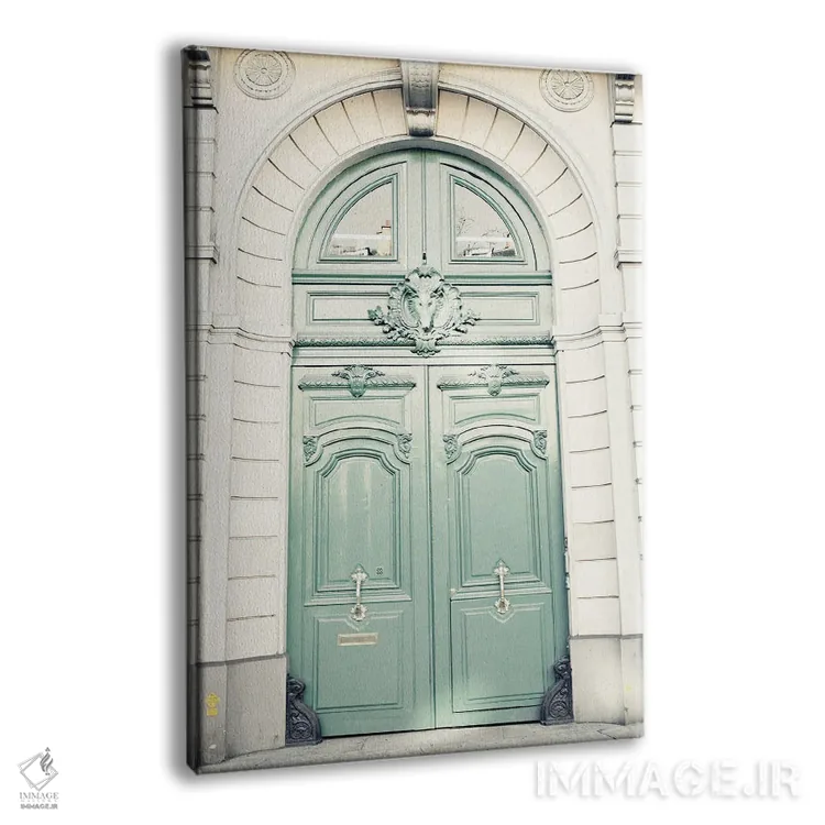 تابلو دکوراتیو در پاریس، سبز نعناعی اثر کارولین مینت - نمای پرسپکتیو محصول