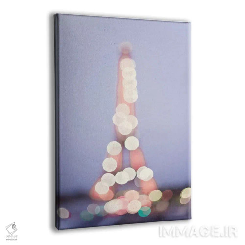 تابلو دکوراتیو چراغ های برج ایفل اثر کارولین مینت - نمای پرسپکتیو محصول