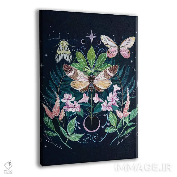 تابلو دکوراتیو ماه سیکادا اثر کلارا مک آلیستر - نمای پرسپکتیو محصول