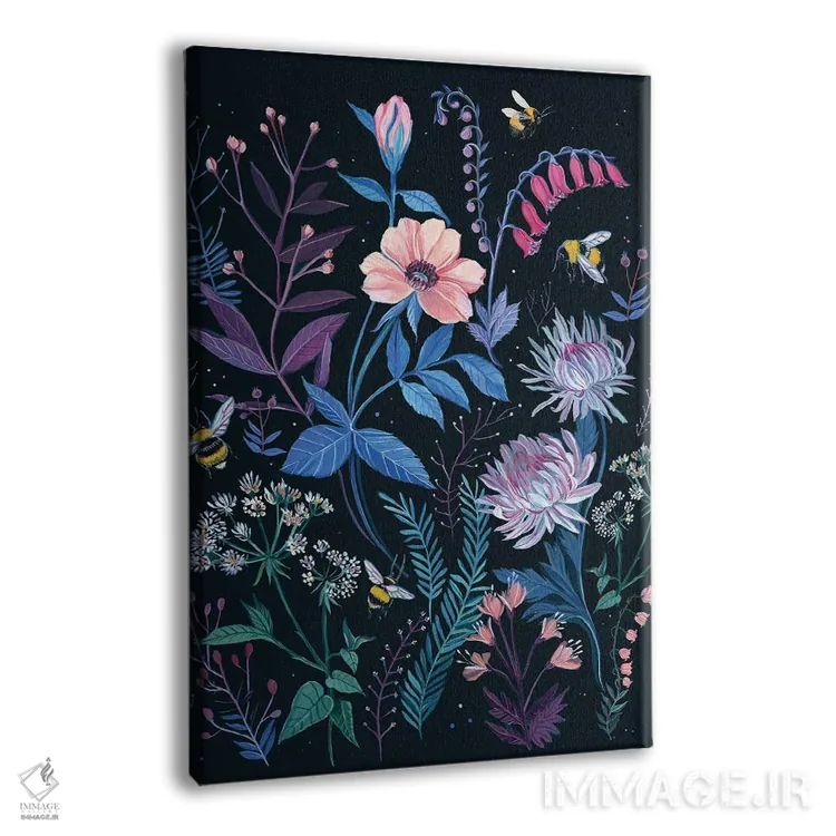 تابلو دکوراتیو باغ زنبورها اثر کلارا مک آلیستر - نمای پرسپکتیو محصول