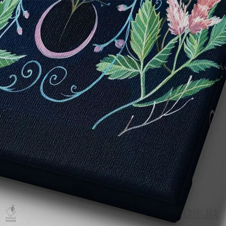 تابلو دکوراتیو ماه سیکادا اثر کلارا مک آلیستر - نمای نزدیک بافت بوم