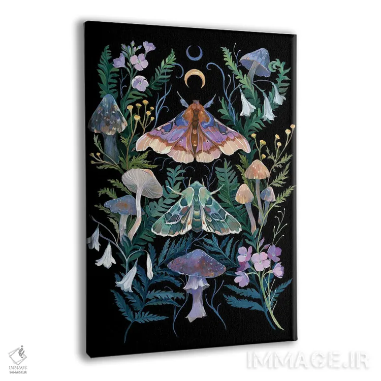 تابلو دکوراتیو شب پره اسفینکس اثر کلارا مک آلیستر - نمای پرسپکتیو محصول