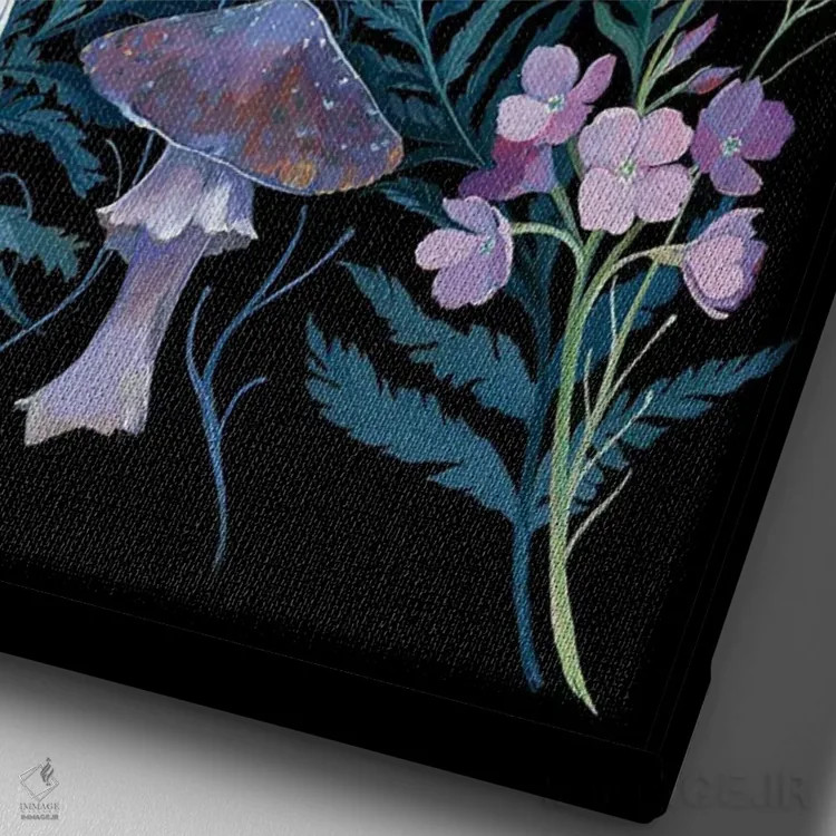 تابلو دکوراتیو شب پره اسفینکس اثر کلارا مک آلیستر - نمای نزدیک بافت بوم