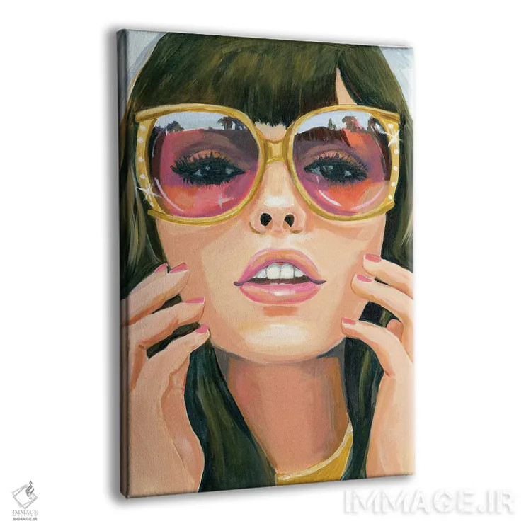 تابلو دکوراتیو انعکاس ها اثر کتی مینگوس - نمای پرسپکتیو محصول