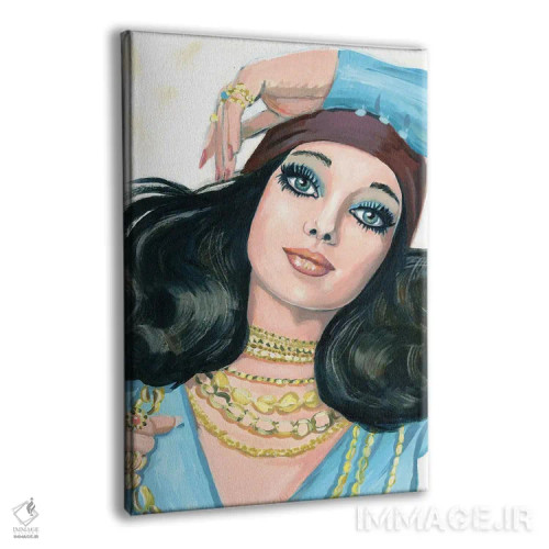 تابلو دکوراتیو جذابیت دهه هفتاد میلادی اثر کتی مینگوس - نمای پرسپکتیو محصول