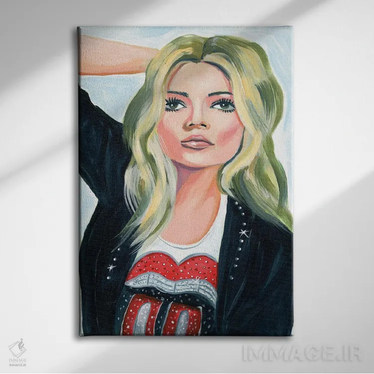 تابلو دکوراتیو کیت ماس اثر کتی مینگوس - نمای روبهرو روی دیوار