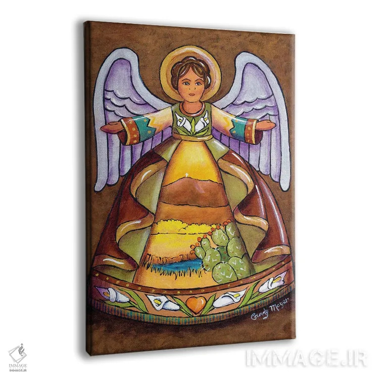 تابلو دکوراتیو فرشته جنوب غربی اثر کندی مایر - نمای پرسپکتیو محصول