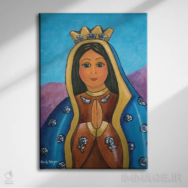 تابلو دکوراتیو گوادالوپه معجزه اثر کندی مایر - نمای روبهرو روی دیوار
