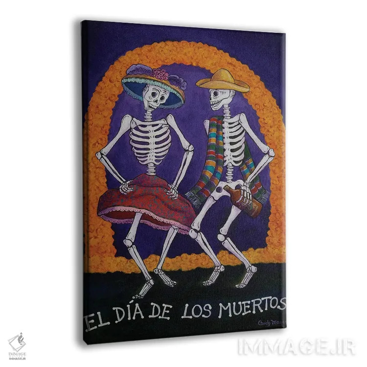 تابلو دکوراتیو روز مردگان اثر کندی مایر - نمای پرسپکتیو محصول