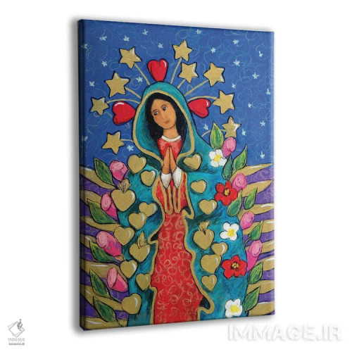 تابلو دکوراتیو گوادالوپه با ستاره ها اثر کندی مایر - نمای پرسپکتیو محصول