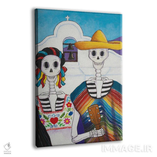 تابلو دکوراتیو گوتیک مکزیکی اثر کندی مایر - نمای پرسپکتیو محصول