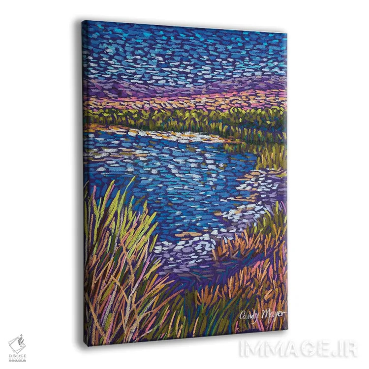 تابلو دکوراتیو اراضی آبگیر جنوب غربی اثر کندی مایر - نمای پرسپکتیو محصول