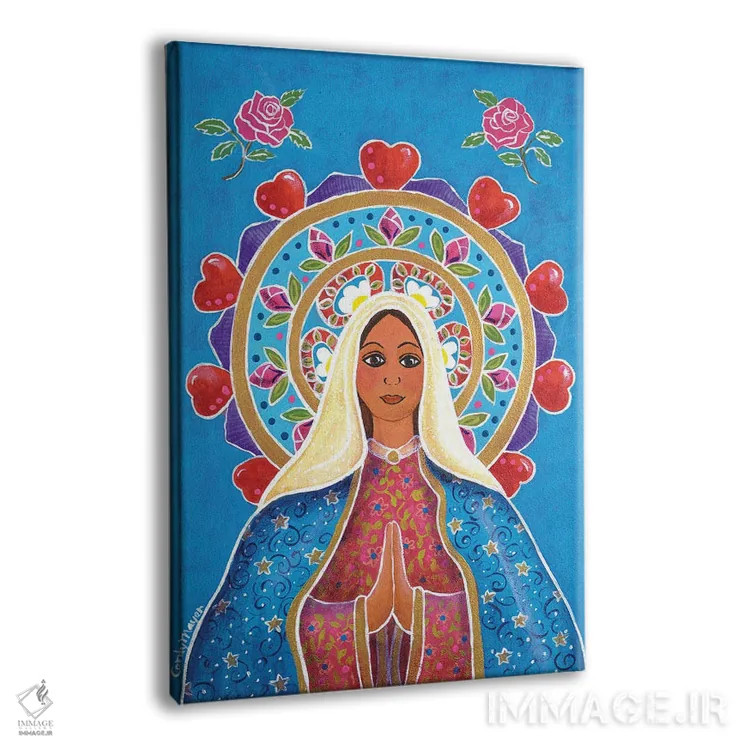 تابلو دکوراتیو ماندالای گوادالوپه اثر کندی مایر - نمای پرسپکتیو محصول