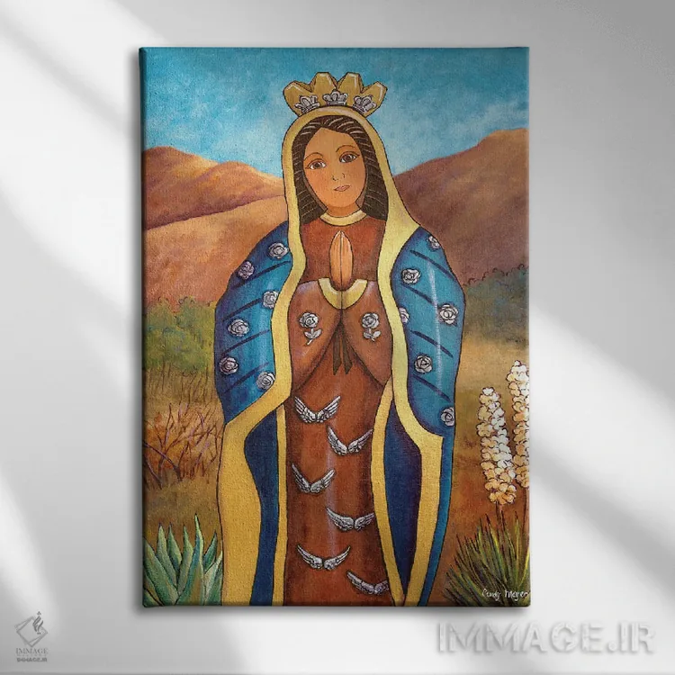 تابلو دکوراتیو گوادالوپه شفا اثر کندی مایر - نمای روبهرو روی دیوار