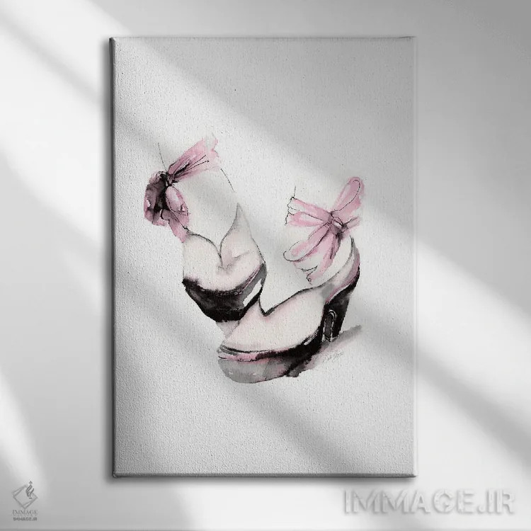 تابلو دکوراتیو سکوی باله اثر استلا چانگ - نمای روبهرو روی دیوار