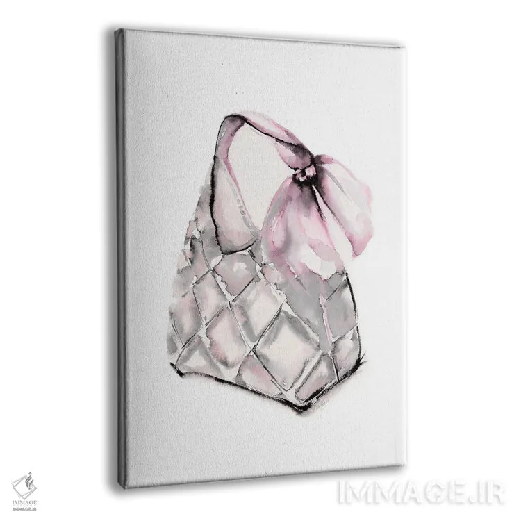 تابلو دکوراتیو کیف هوبو دوخته شده اثر استلا چانگ - نمای پرسپکتیو محصول