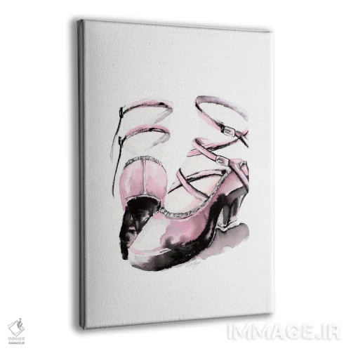 تابلو دکوراتیو کفش بندی پلتفرم اثر استلا چانگ - نمای پرسپکتیو محصول