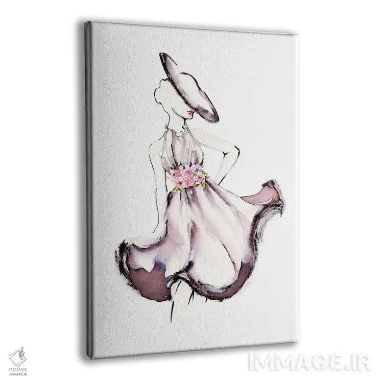 تابلو دکوراتیو ژست بگیر ۲ اثر استلا چانگ - نمای پرسپکتیو محصول