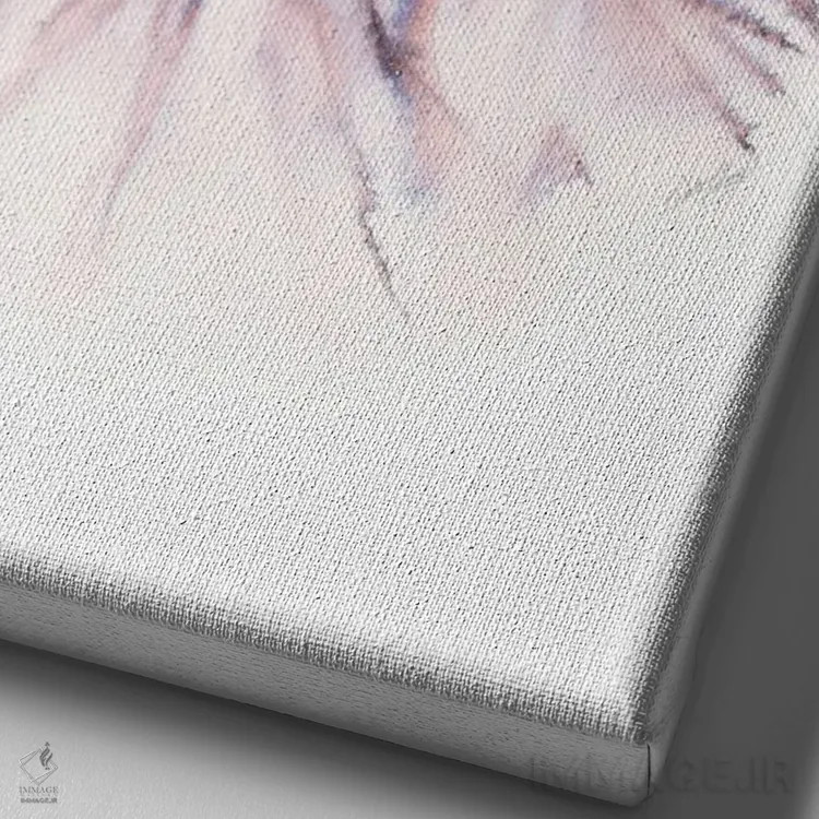 تابلو دکوراتیو ژست بگیر ۱ اثر استلا چانگ - نمای نزدیک بافت بوم