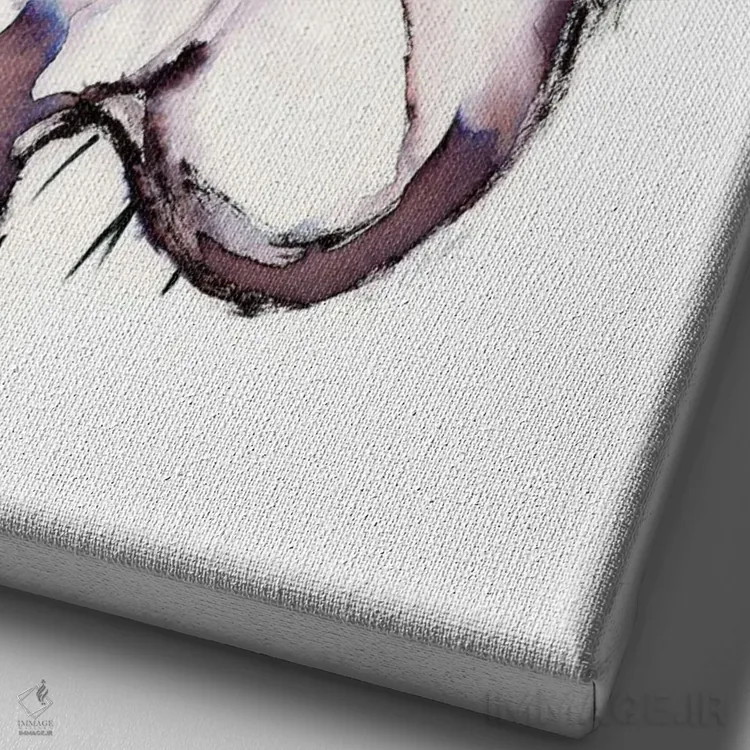 تابلو دکوراتیو ژست بگیر ۲ اثر استلا چانگ - نمای نزدیک بافت بوم
