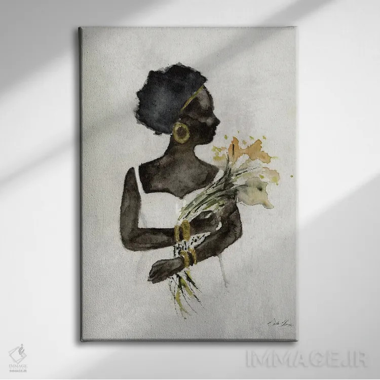 تابلو مینیمال ملکه روح ۱ اثر استلا چانگ - نمای روبهرو روی دیوار