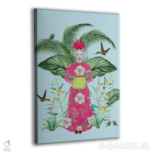 تابلو مدرن میا، مادر پرندگان اثر کارولین کسلسی - نمای پرسپکتیو محصول