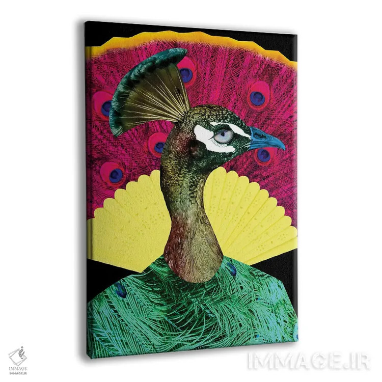 تابلو مدرن خوان اثر کارولین کسلسی - نمای پرسپکتیو محصول