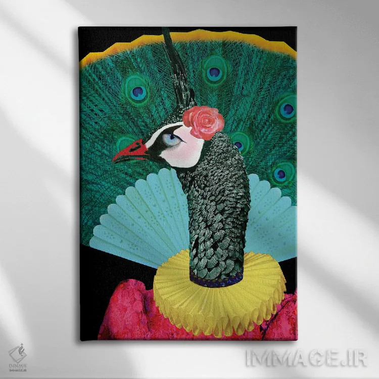 تابلو مدرن ژیزل اثر کارولین کسلسی - نمای روبهرو روی دیوار