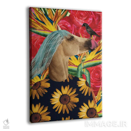 تابلو مدرن رودخانه - روح آزاد اثر کارولین کسلسی - نمای پرسپکتیو محصول