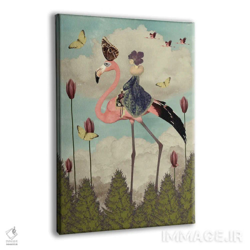 تابلو مدرن به بالا نگاه کن اثر کارولین کسلسی - نمای پرسپکتیو محصول