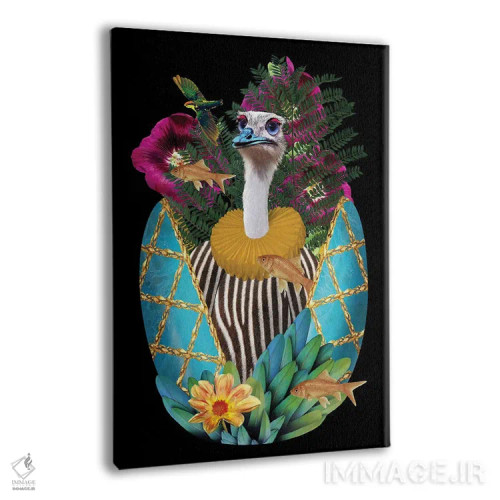 تابلو دکوراتیو جرج اثر کارولین کسلسی - نمای پرسپکتیو محصول