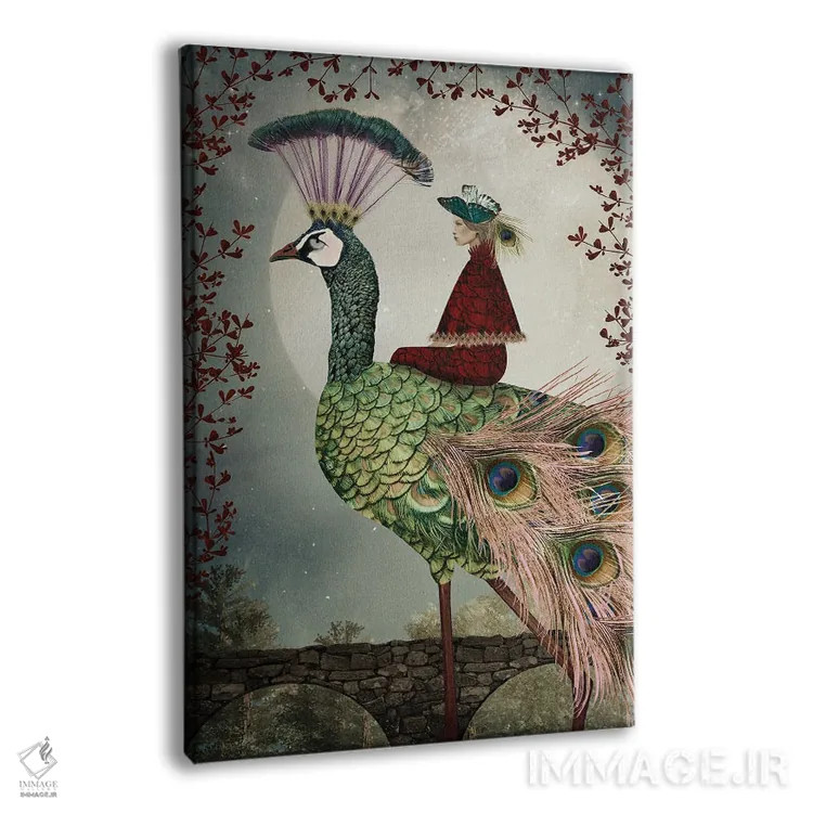 تابلو دکوراتیو نگهبان شب اثر کارولین کسلسی - نمای پرسپکتیو محصول