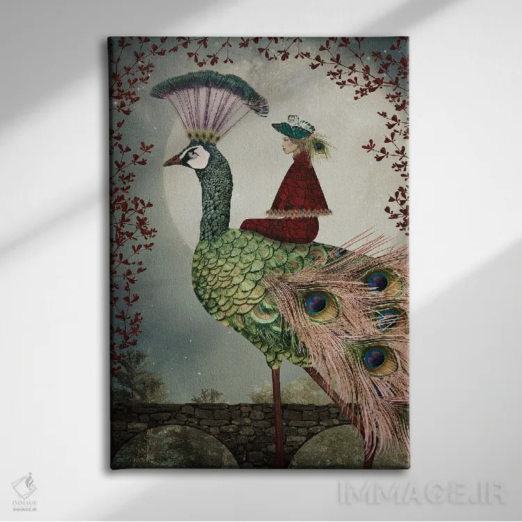 تابلو دکوراتیو نگهبان شب اثر کارولین کسلسی - نمای روبهرو روی دیوار