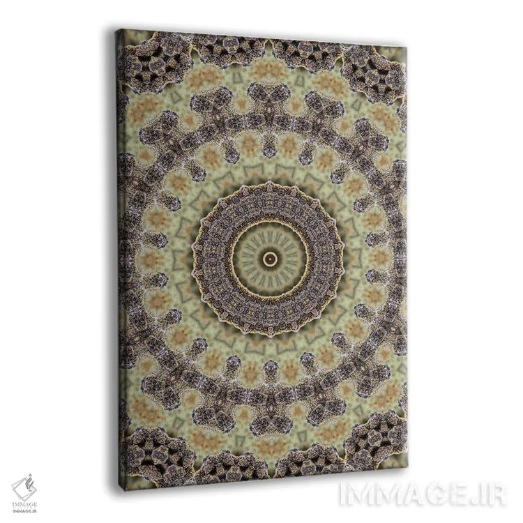 تابلو دکوراتیو کالیودوسکوپ شاهدانه شماره ۲۱ اثر نائوم دورخمان - نمای پرسپکتیو محصول