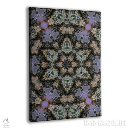 تابلو دکوراتیو کالیودوسکوپ شاهدانه شماره ۵ اثر نائوم دورخمان - نمای پرسپکتیو محصول