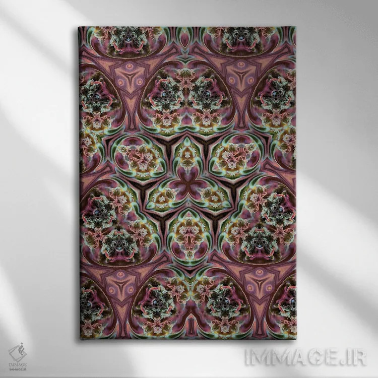 تابلو دکوراتیو کالیدوسکوپ حشیش ۲۰ اثر نائوم دورخمان - نمای روبهرو روی دیوار