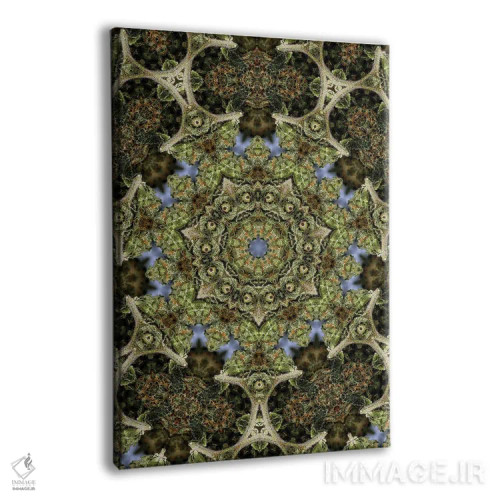 تابلو دکوراتیو کالیودوسکوپ شاهدانه شماره ۲۷ اثر نائوم دورخمان - نمای پرسپکتیو محصول