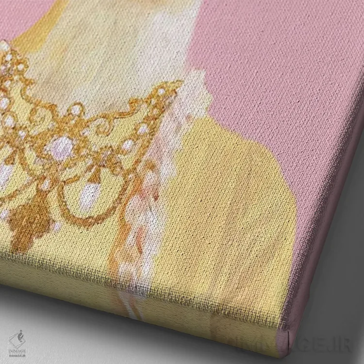 تابلو دکوراتیو ماری آنتوانت اثر کوکو د پاریس - نمای نزدیک بافت بوم