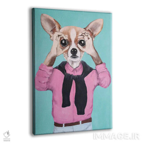 تابلو دکوراتیو چی واوا دارد تو را نگاه می کند اثر کوکو د پاریس - نمای پرسپکتیو محصول