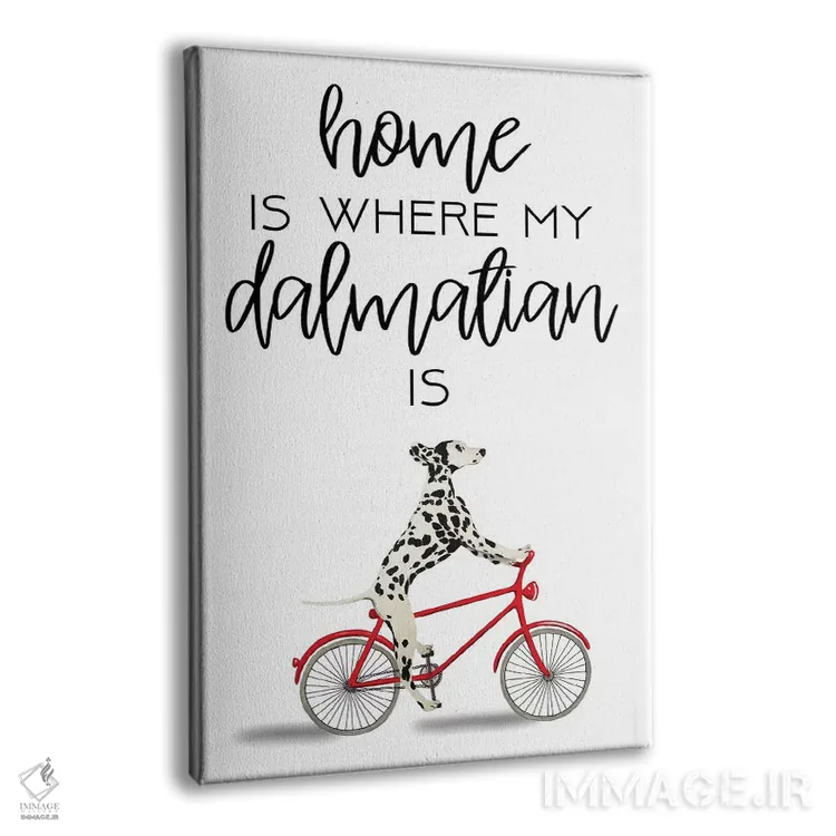 تابلو دکوراتیو دالماتین اثر کوکو د پاریس - نمای پرسپکتیو محصول