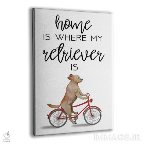 تابلو دکوراتیو رتریور اثر کوکو د پاریس - نمای پرسپکتیو محصول