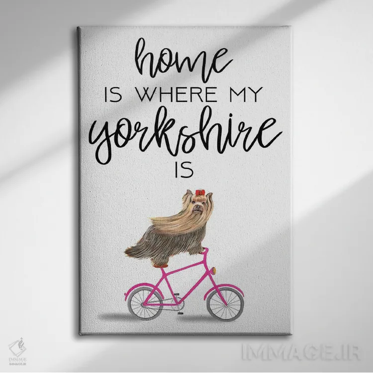 تابلو دکوراتیو یورکشایر اثر کوکو د پاریس - نمای روبهرو روی دیوار