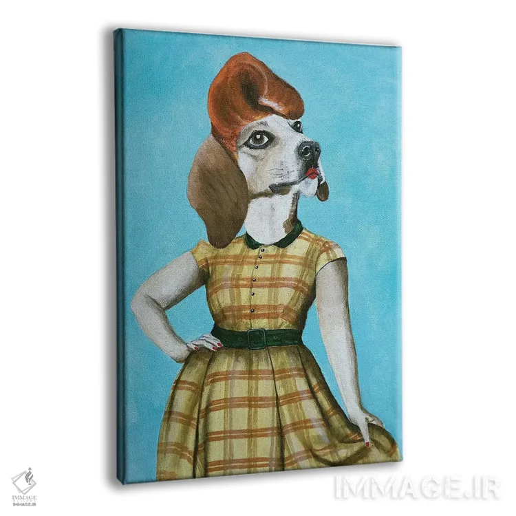 تابلو دکوراتیو بیگل مدل اثر کوکو د پاریس - نمای پرسپکتیو محصول