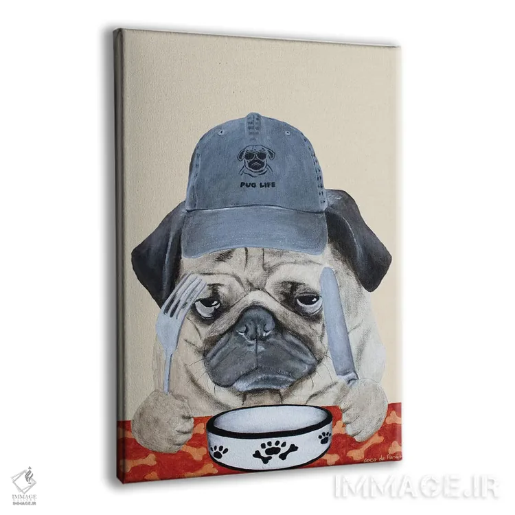 تابلو دکوراتیو زندگی پاگی اثر کوکو د پاریس - نمای پرسپکتیو محصول