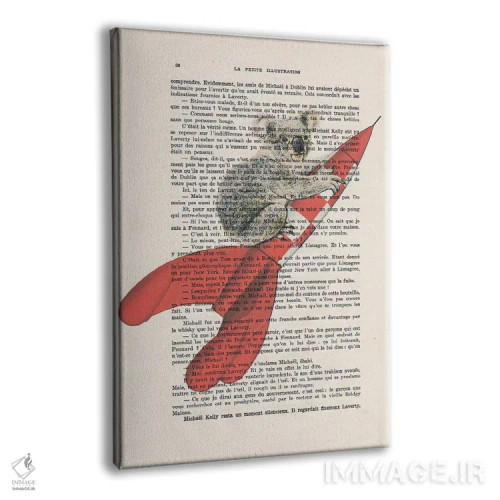 تابلو دکوراتیو خرس کوآلا در حال پرواز به سوی ماه اثر کوکو د پاریس - نمای پرسپکتیو محصول